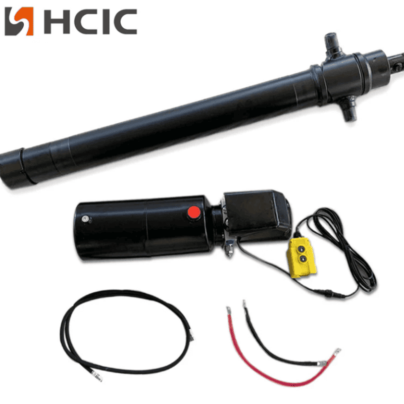 Combo cilindro idraulico per rimorchio 4TG-E90-1000 + unità di potenza personalizzata