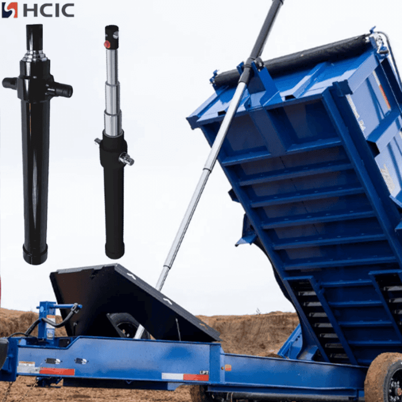 Cilindro idraulico multistadio telescopico