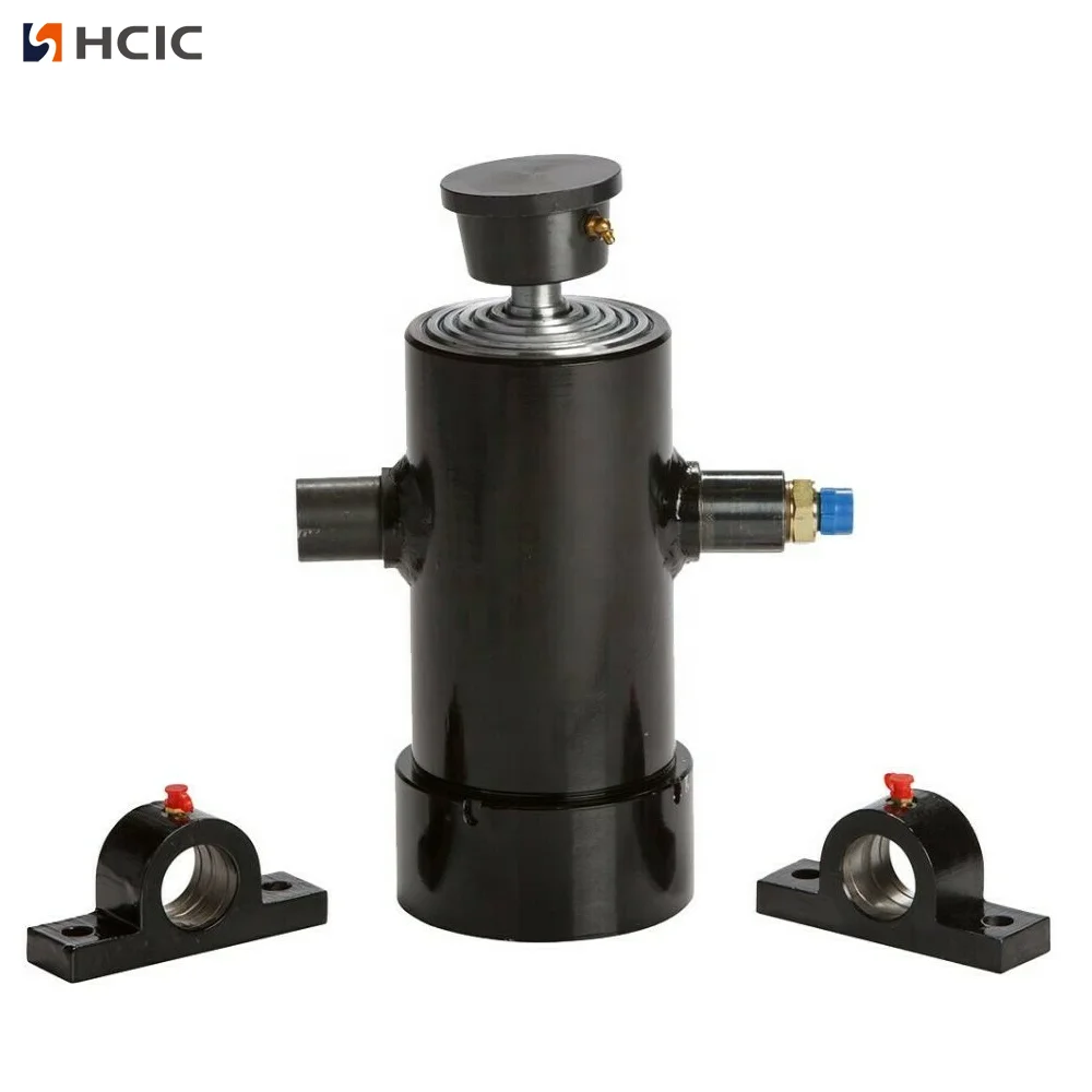 Cilindro idraulico telescopico piccolo del telaio del rimorchio inclinabile